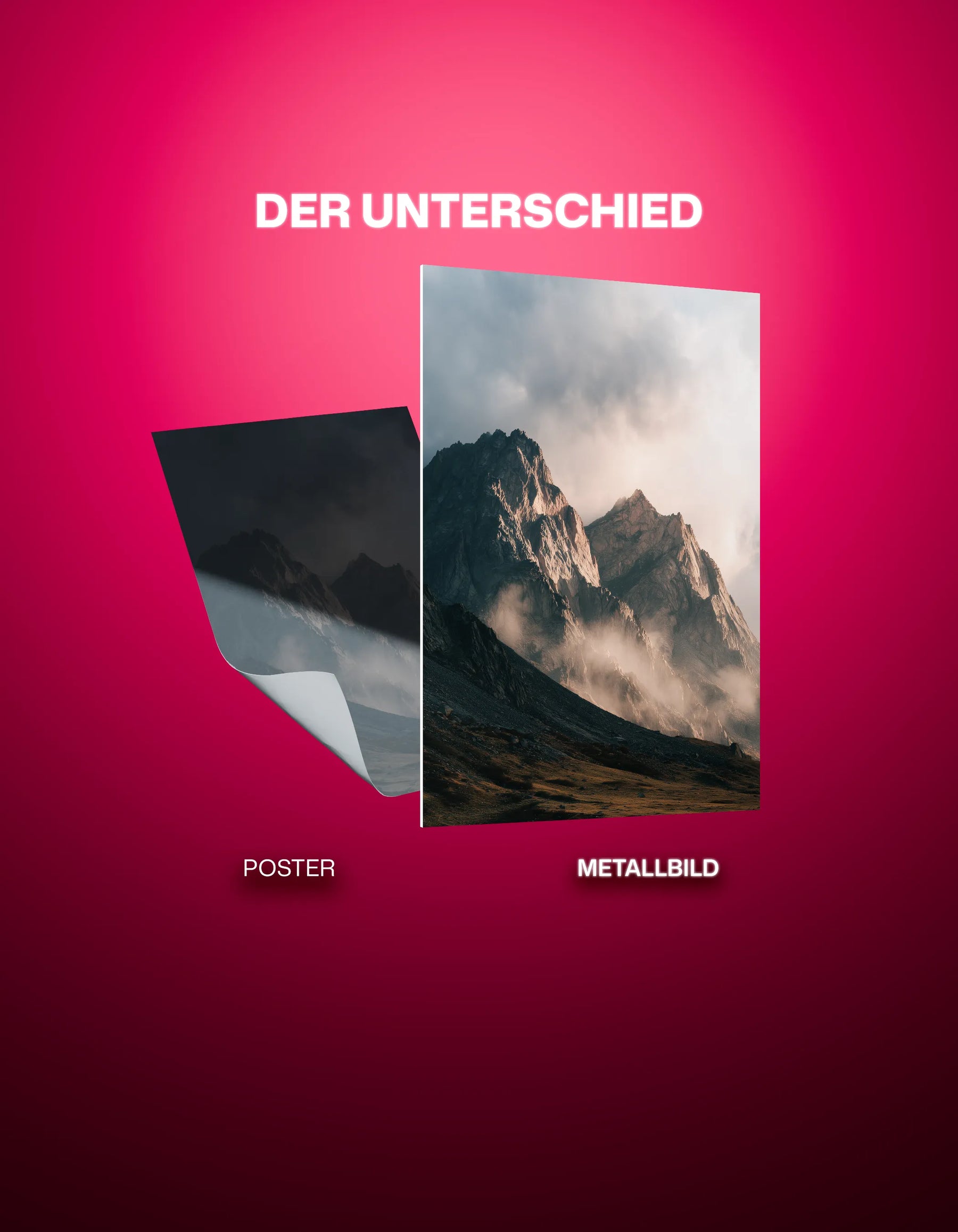 Metallbild - "Above Ascent"