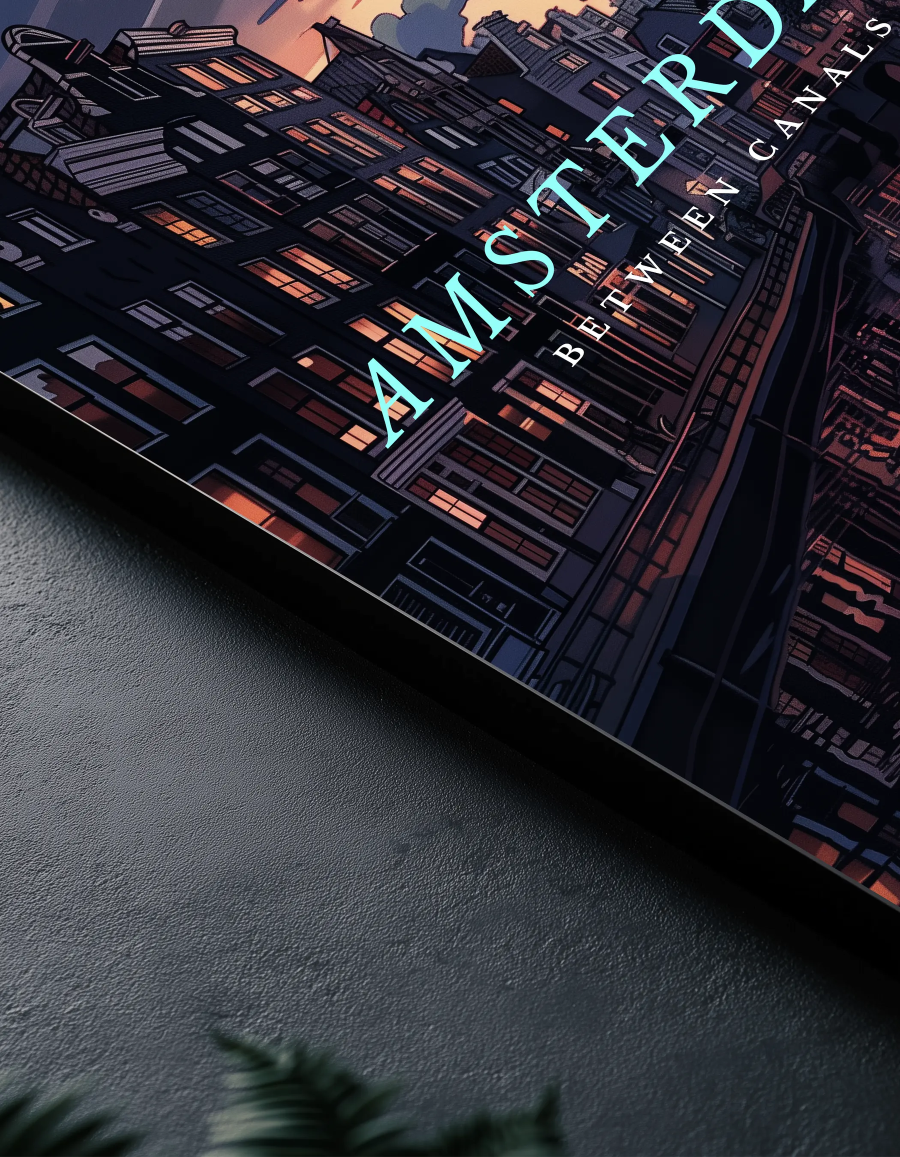 Metallbild - "Amsterdam Comic"