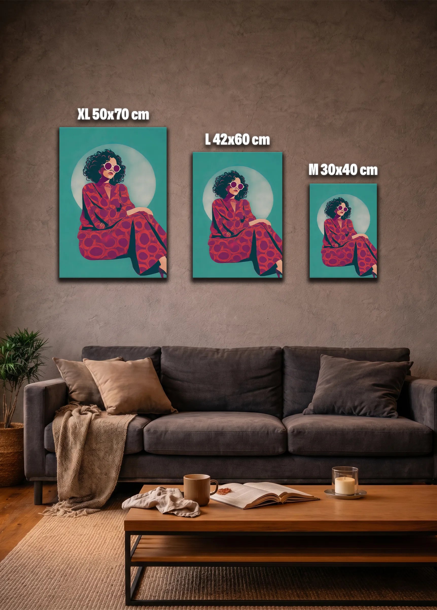 Metallbild - "Fashion Mood"