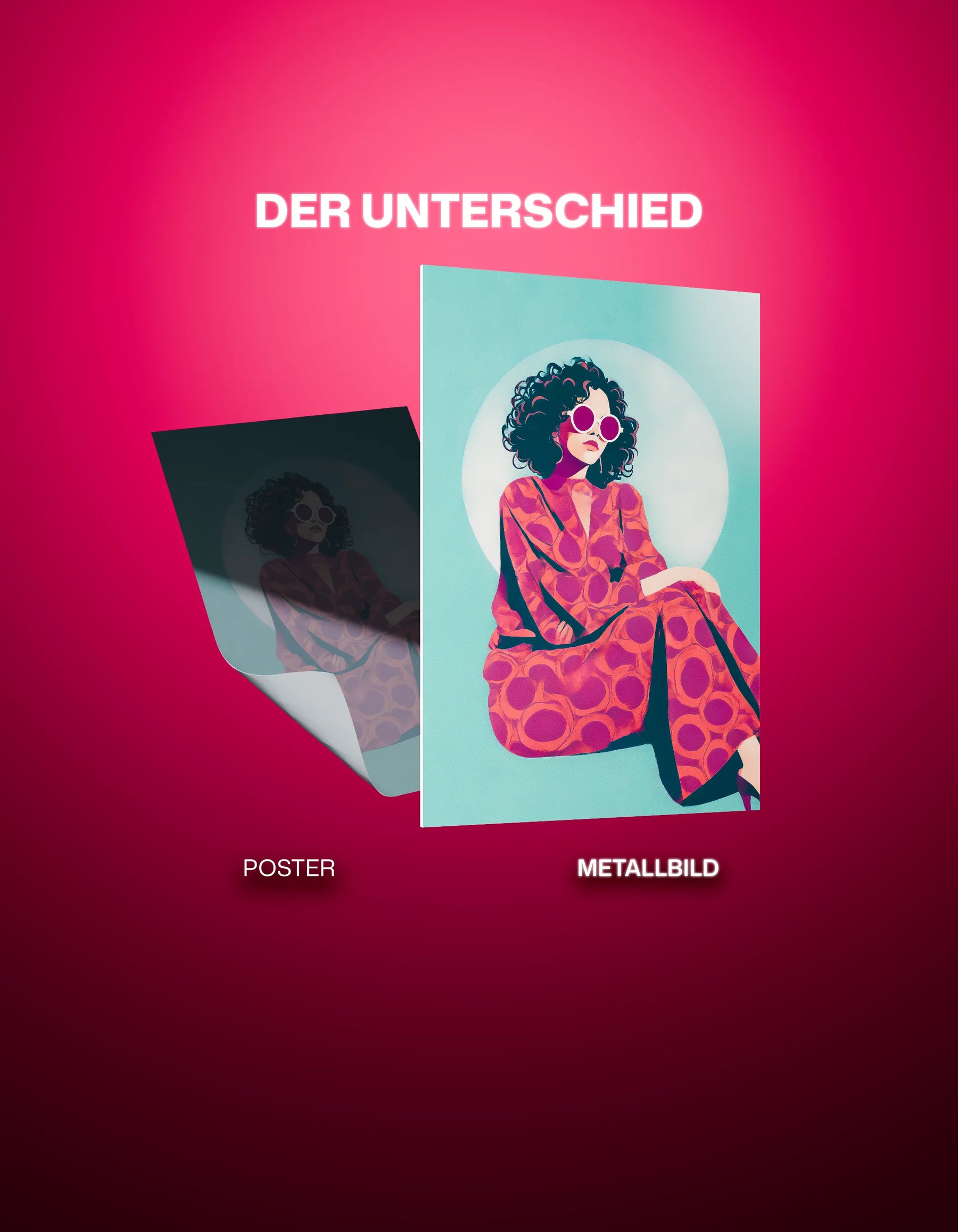 Metallbild - "Fashion Mood"