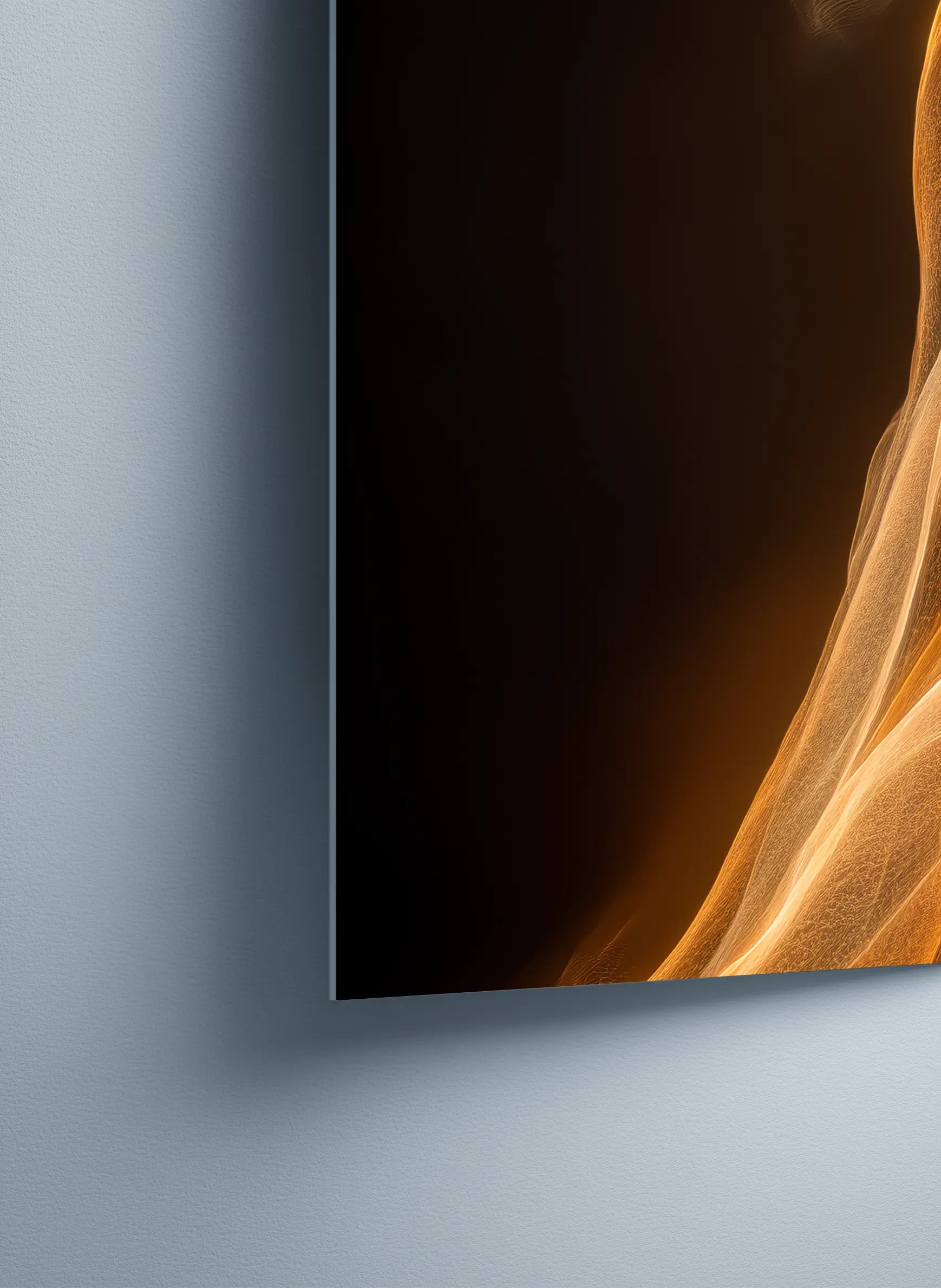 Metallbild - "Flame Couple"