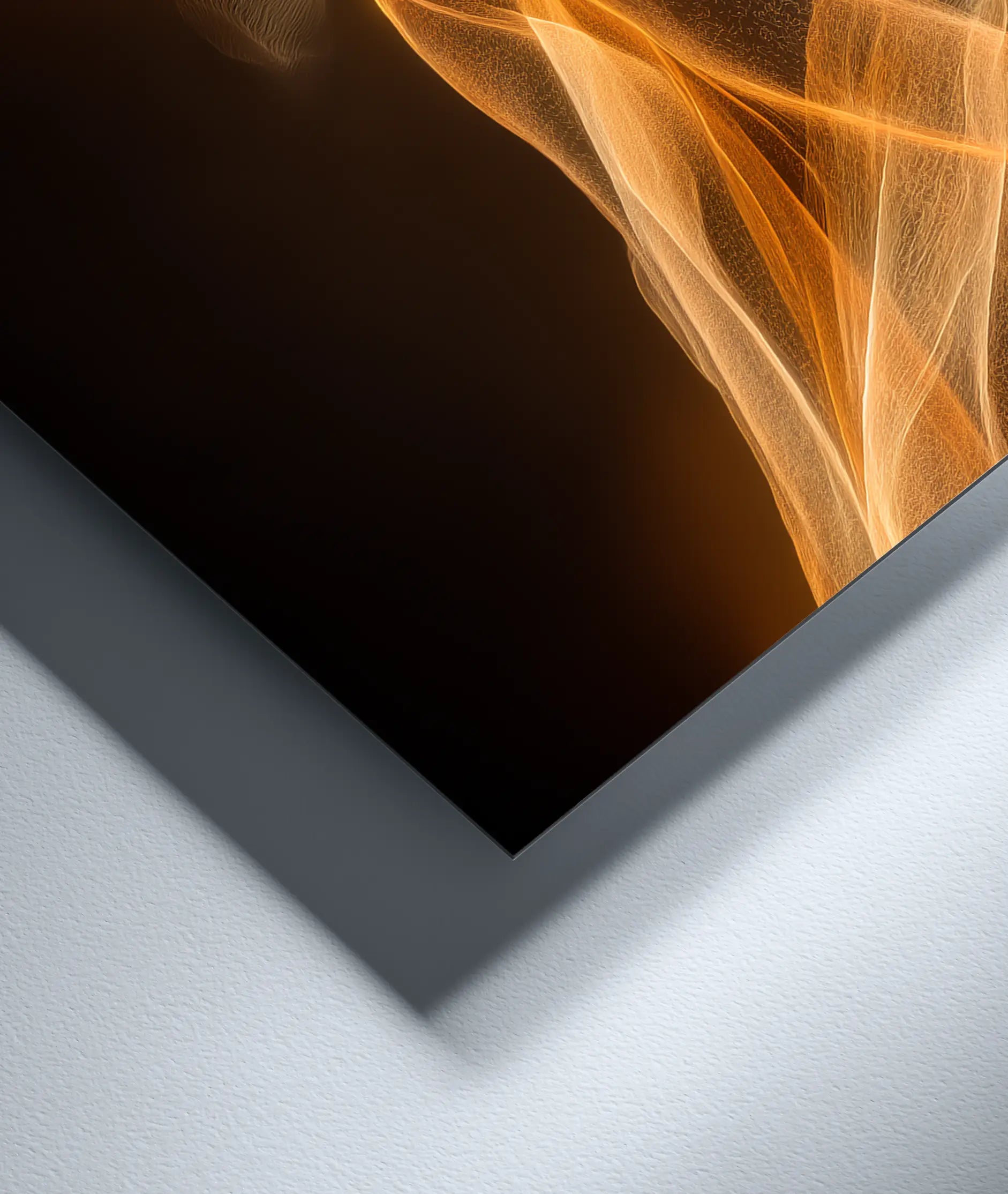 Metallbild - "Flame Couple"