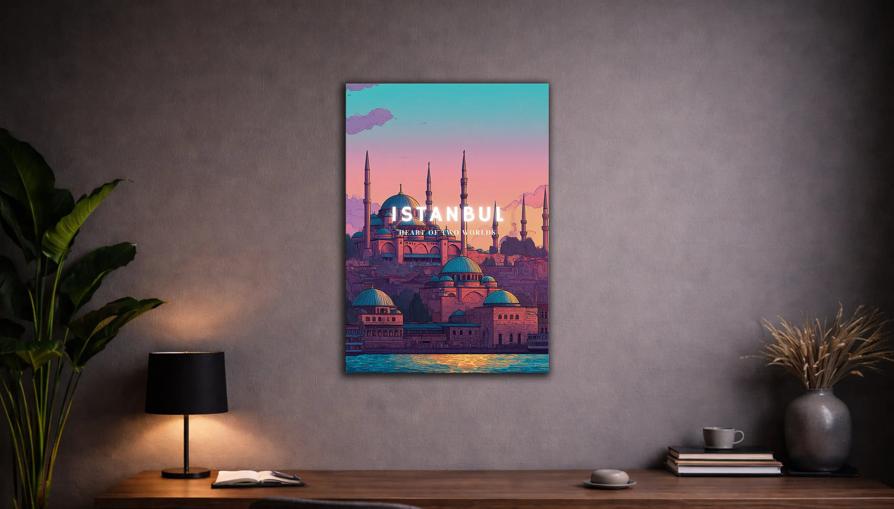 Metallbild - "Istanbul Comic"