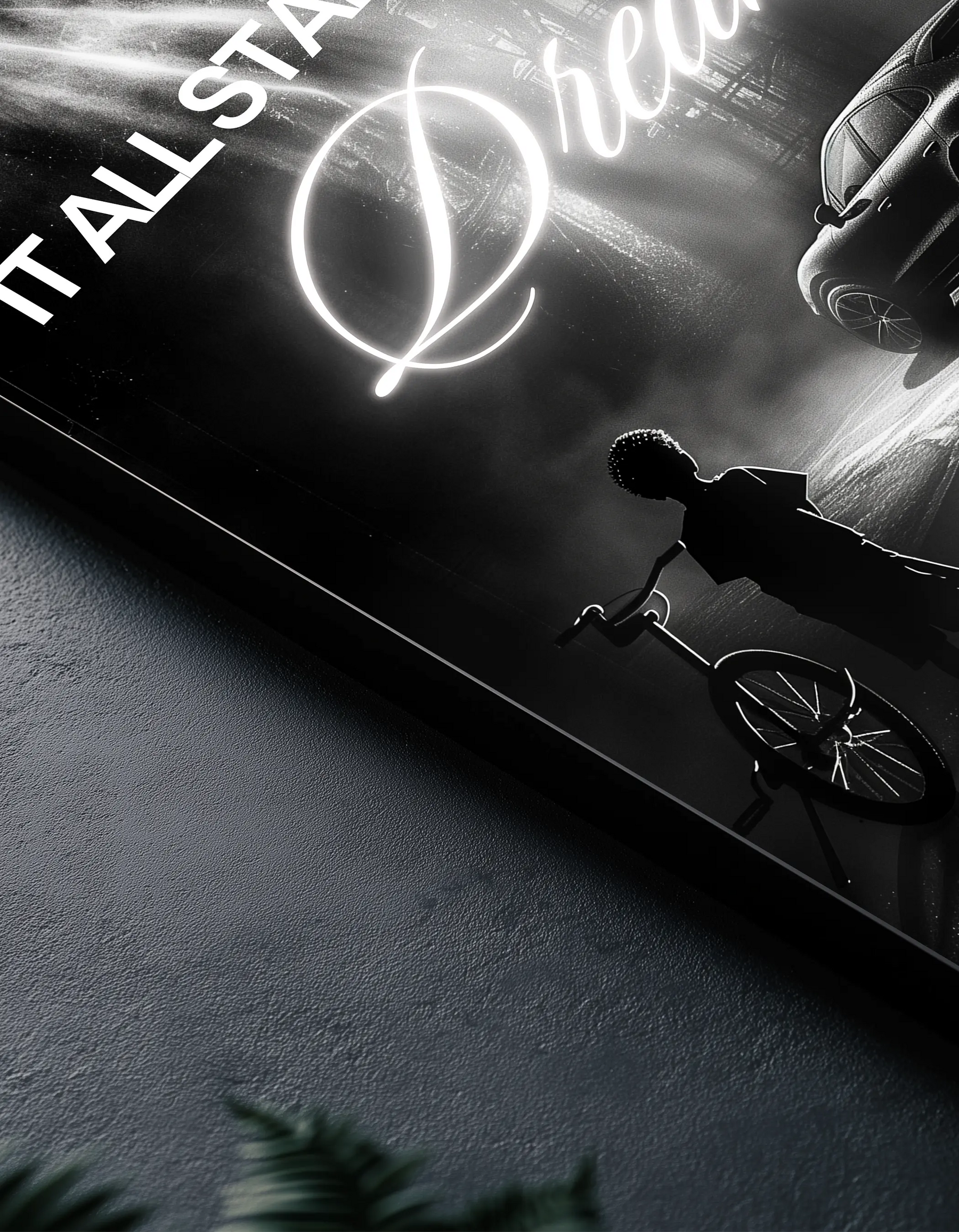 Metallbild - "It All Starts With A Dream"