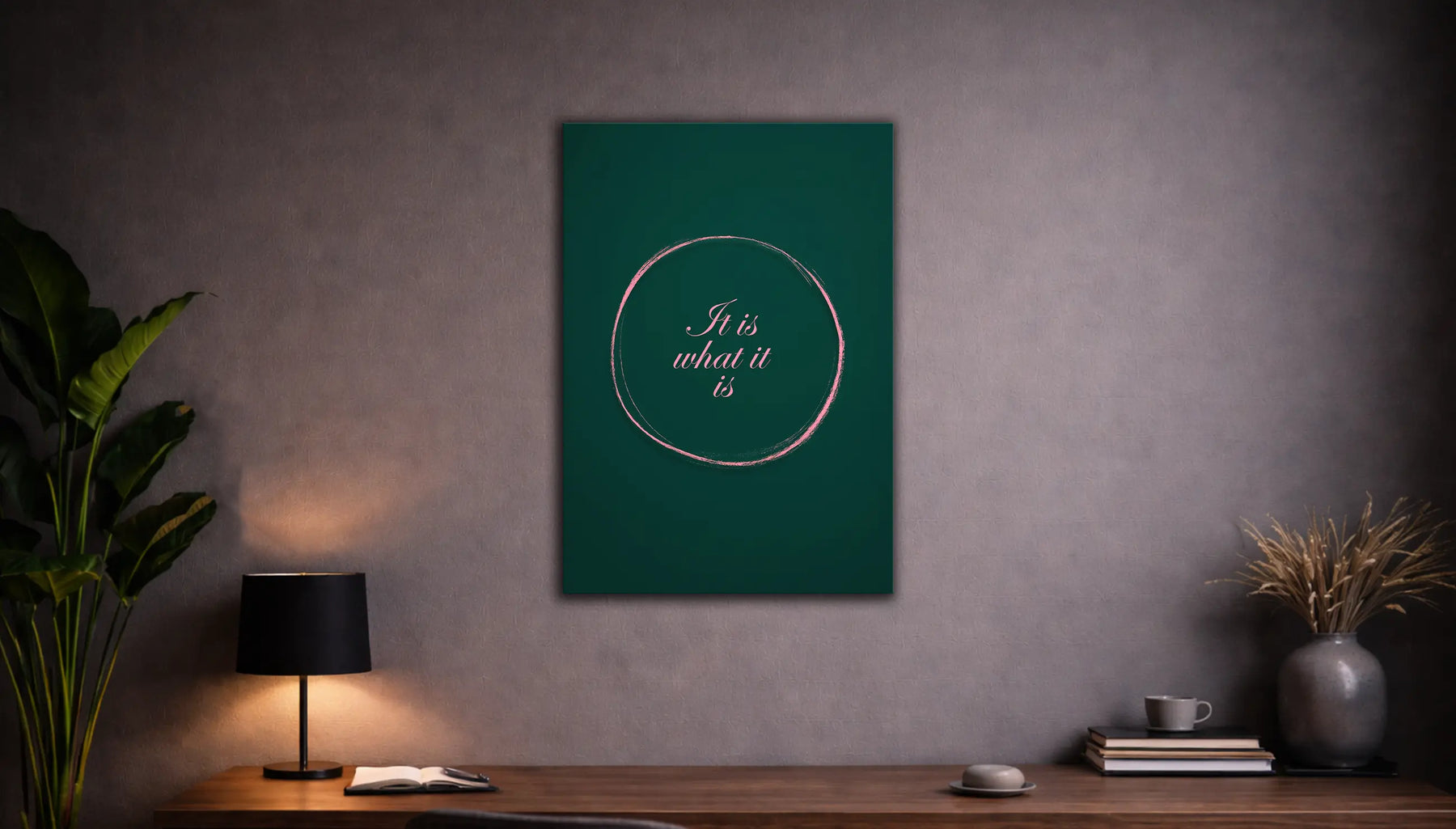Metallbild - "It Is What It Is"