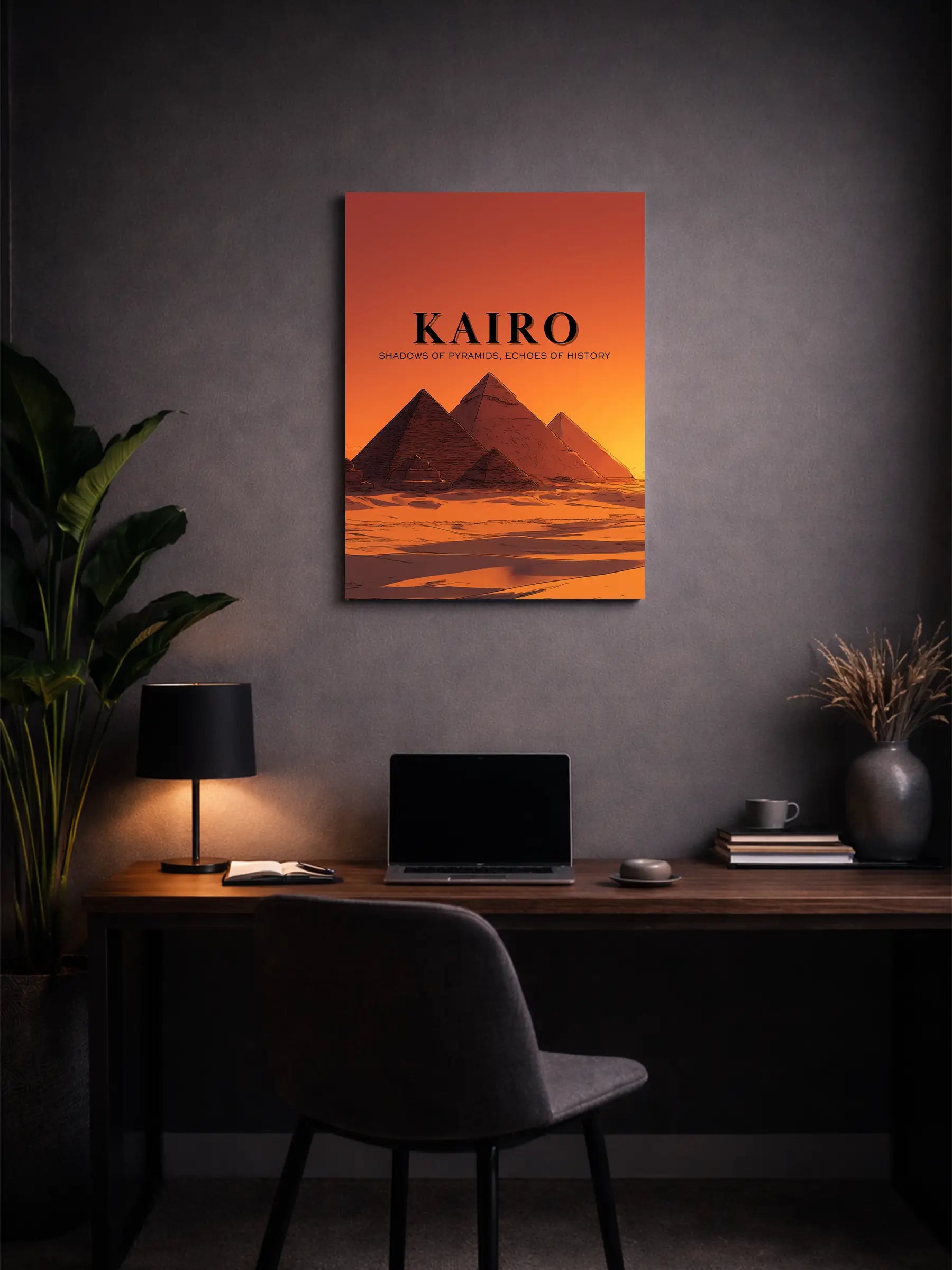 Metallbild - "Kairo Comic"