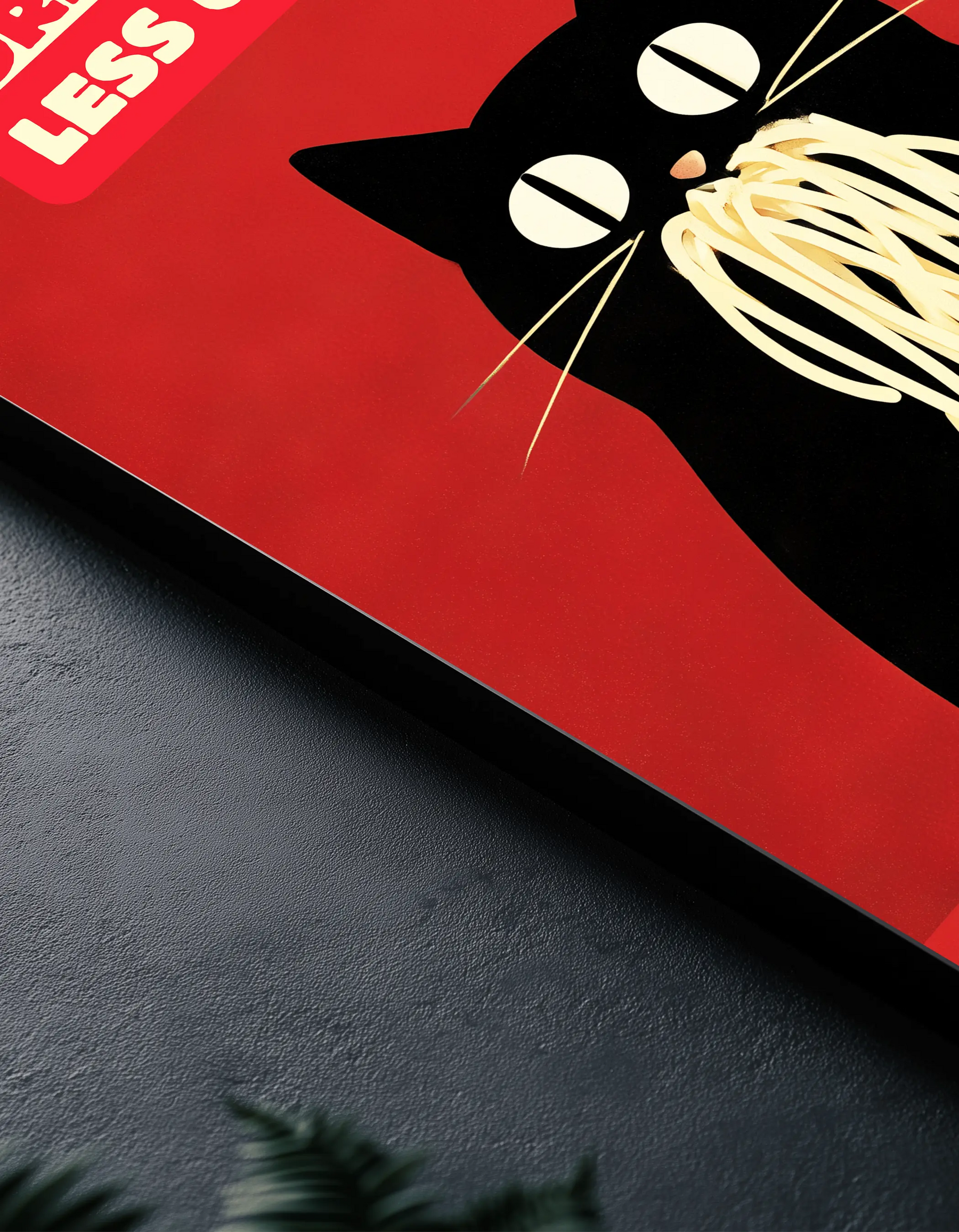 Metallbild - "More Spagetthi Less Upsetti"