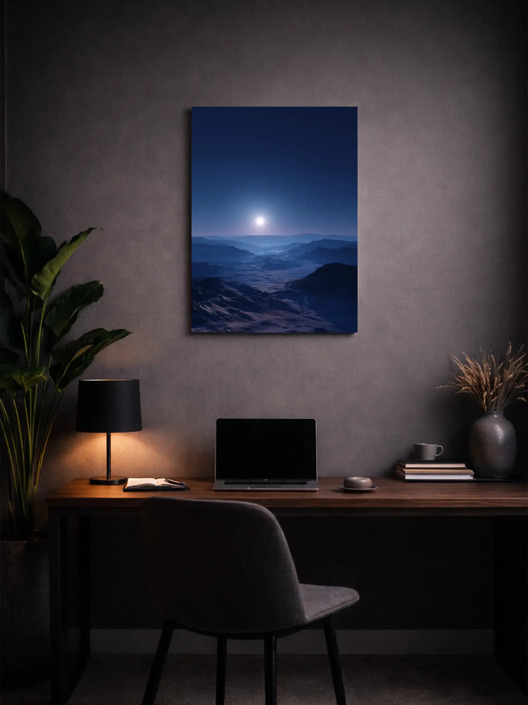 Metallbild - "Night Calm"