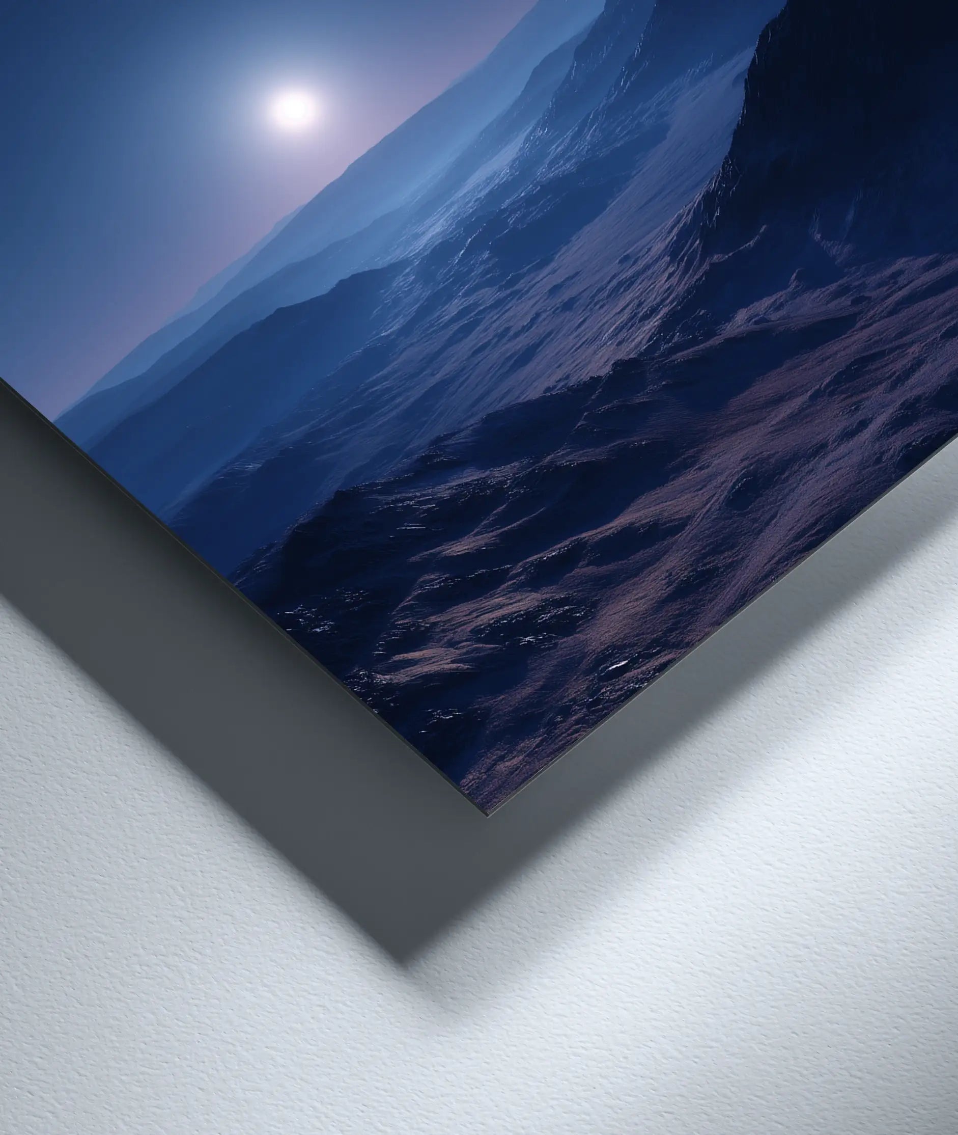 Metallbild - "Night Calm"