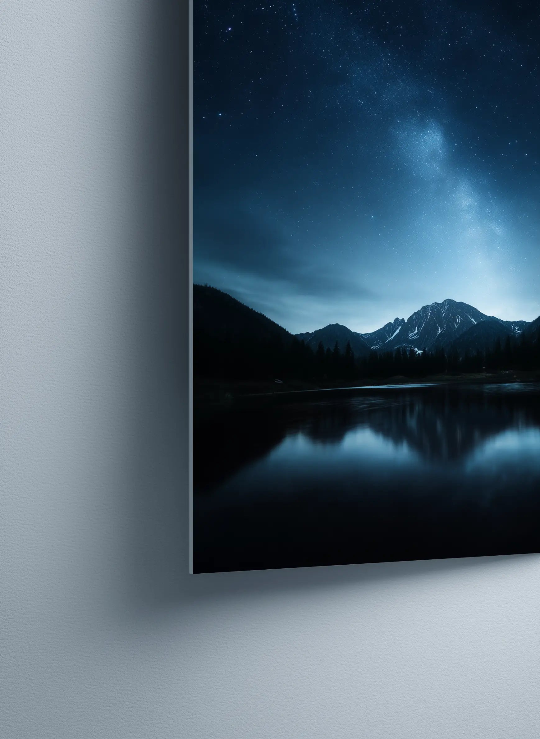 Metallbild - "Night Valley"