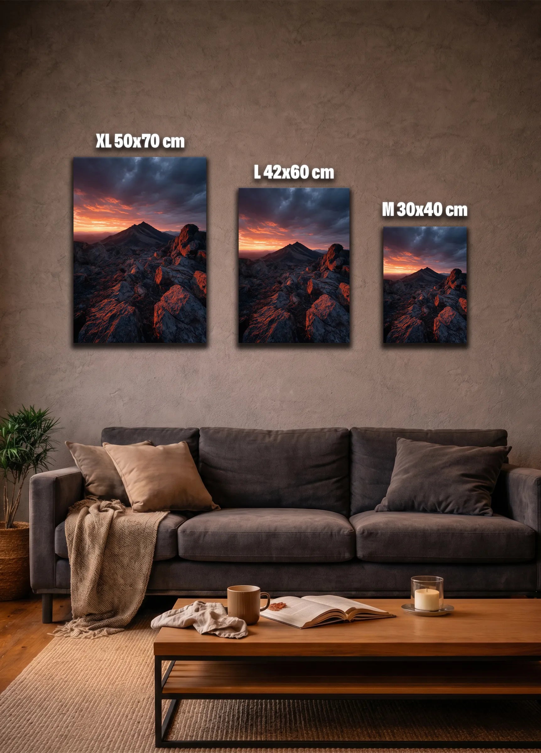 Metallbild - "Rust Valley"