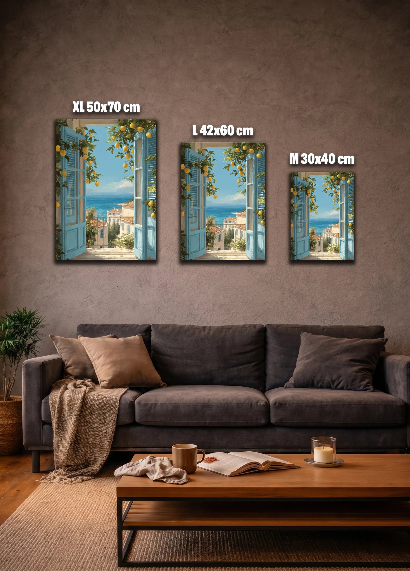 Metallbild - "Sea Breeze"