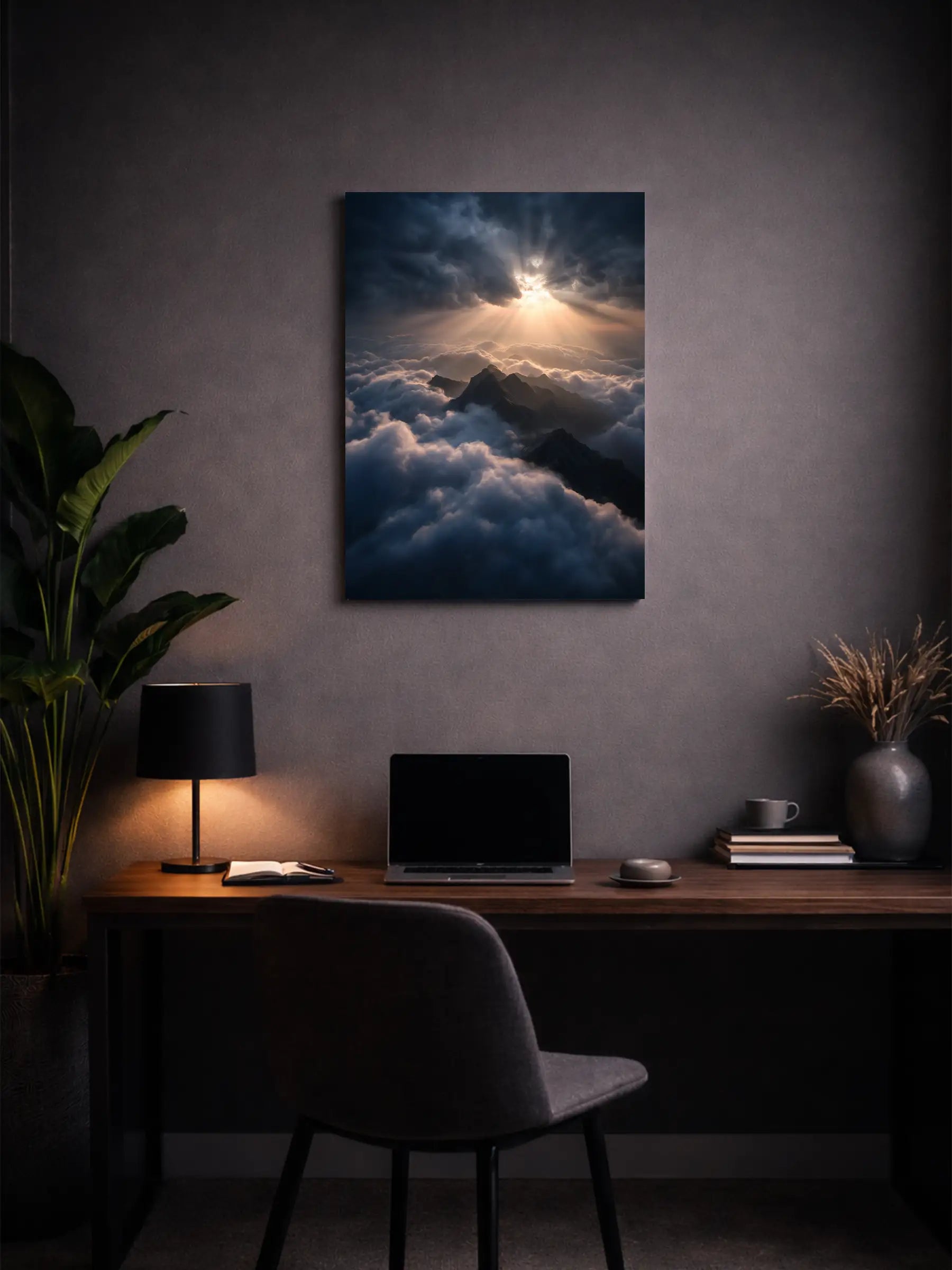 Metallbild - "Sky Hill"
