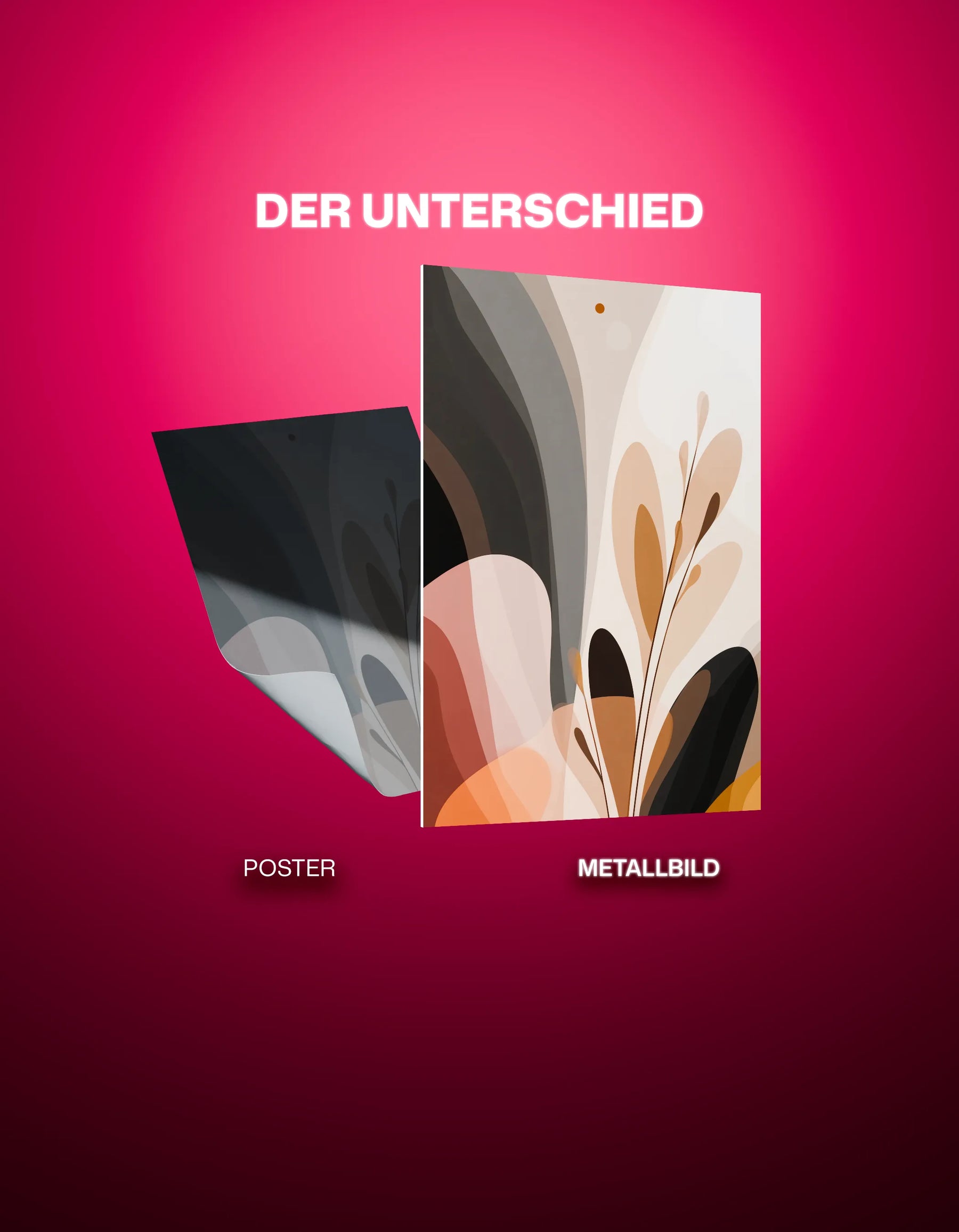 Metallbild - "Soft Balance"