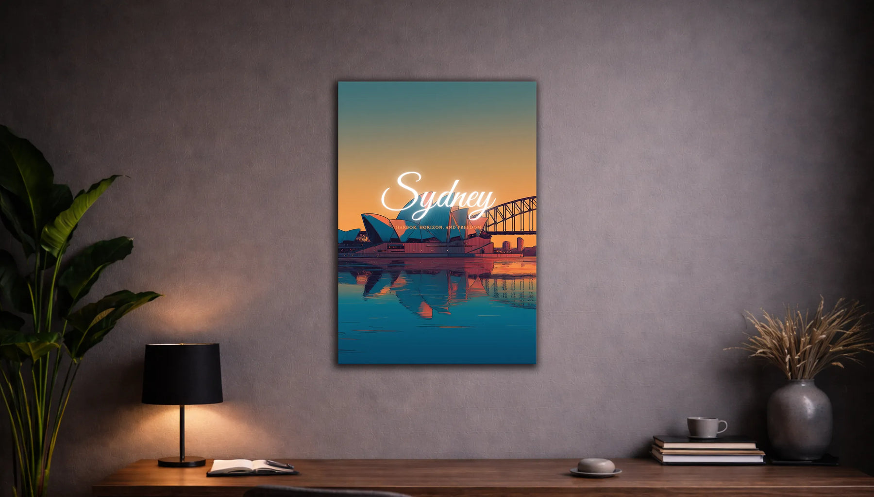 Metallbild - "Sydney Comic"