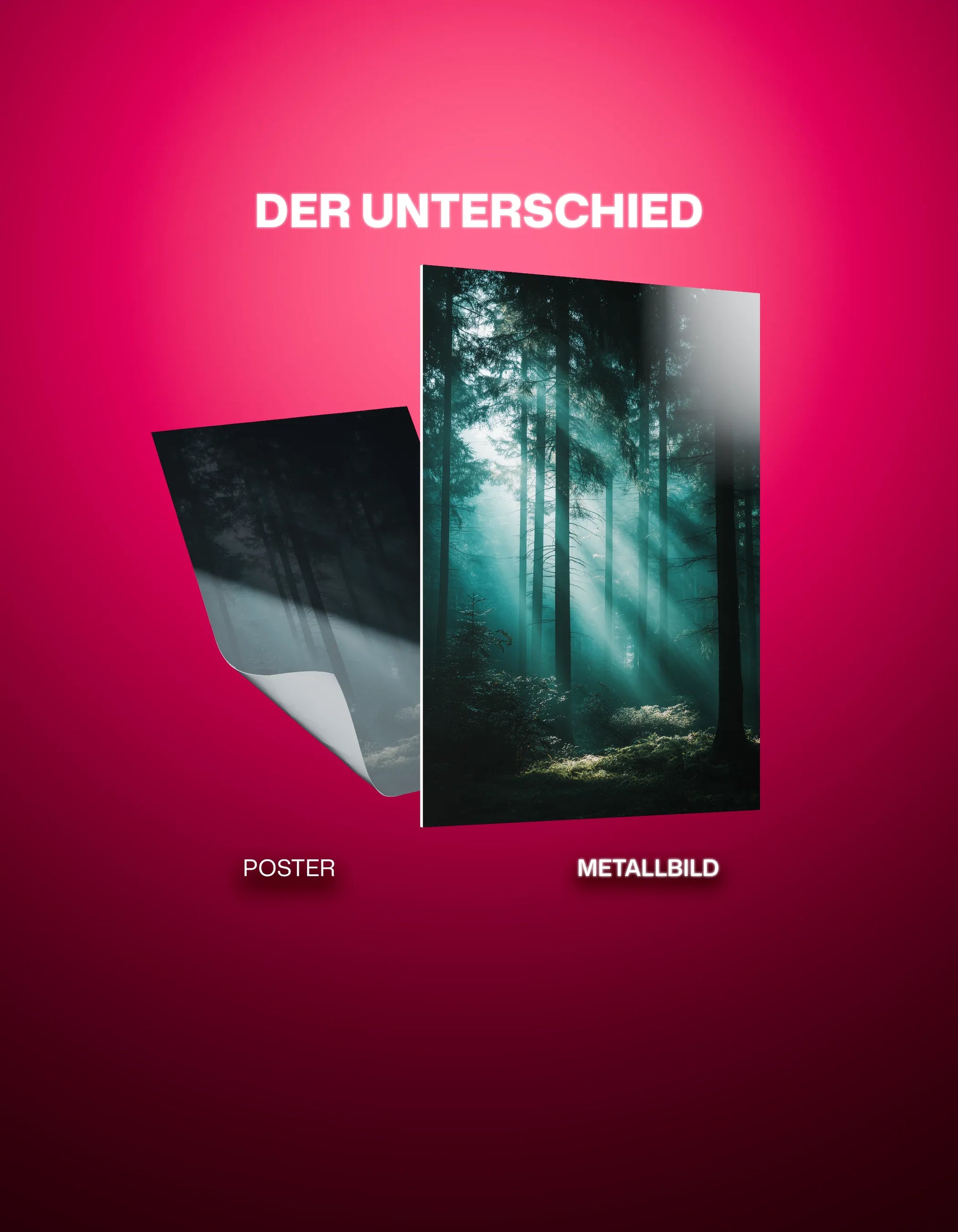Metallbild - "Silence Inside"