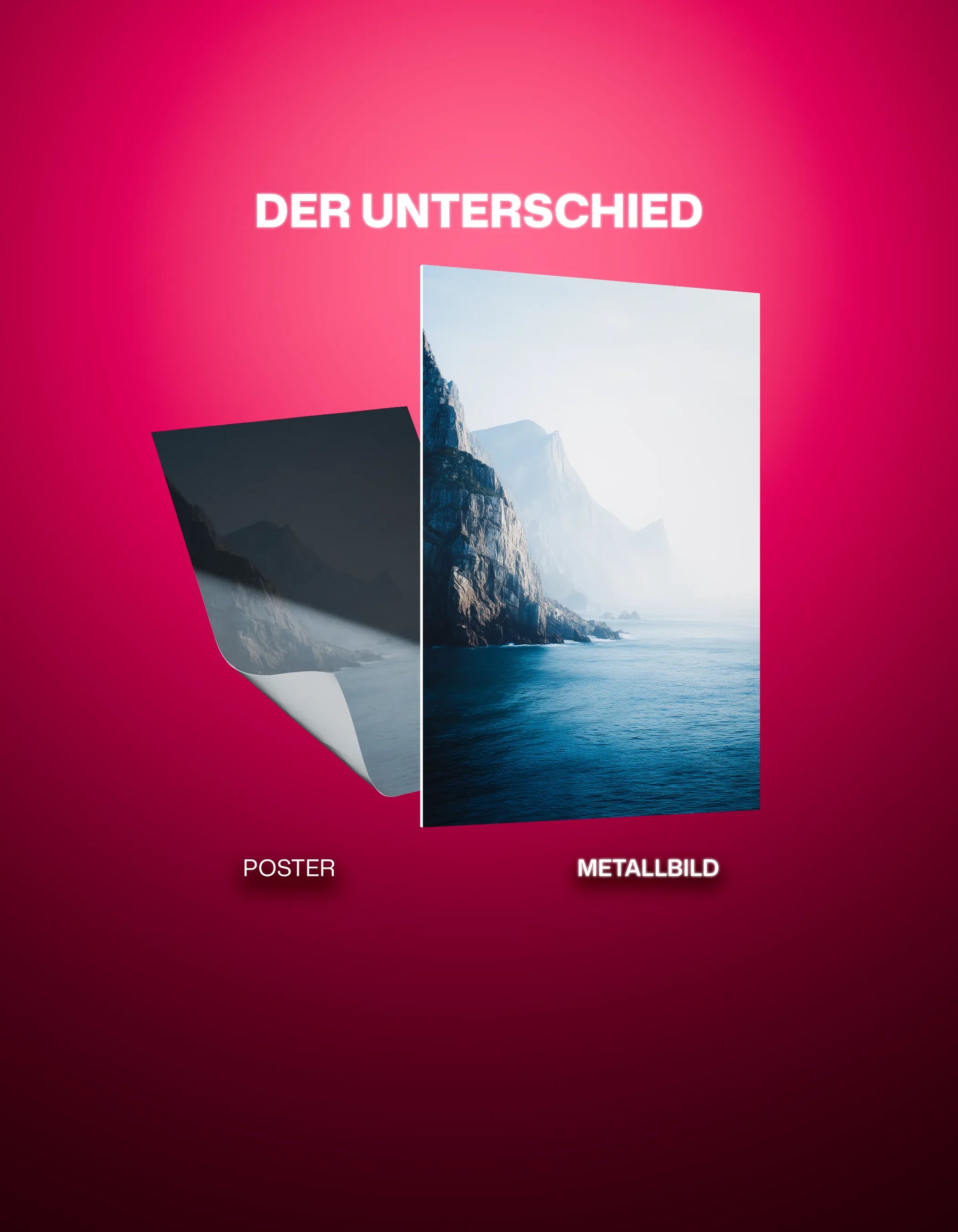 Metallbild - "Wide Enough"