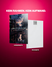 Metallbild -  "Amsterdam Comic"