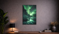 Metallbild - "Aurora Coast"