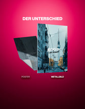 Metallbild -  "Berlin Comic"