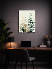 Metallbild - "Botanical Calm"