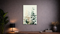 Metallbild - "Botanical Calm"