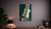 Metallbild - "Calm Face"