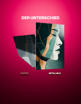 Metallbild - "Calm Face"