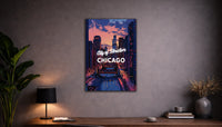 Metallbild -  "Chicago Comic"