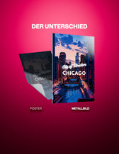 Metallbild -  "Chicago Comic"