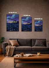 Metallbild - "Edinburgh Comic"