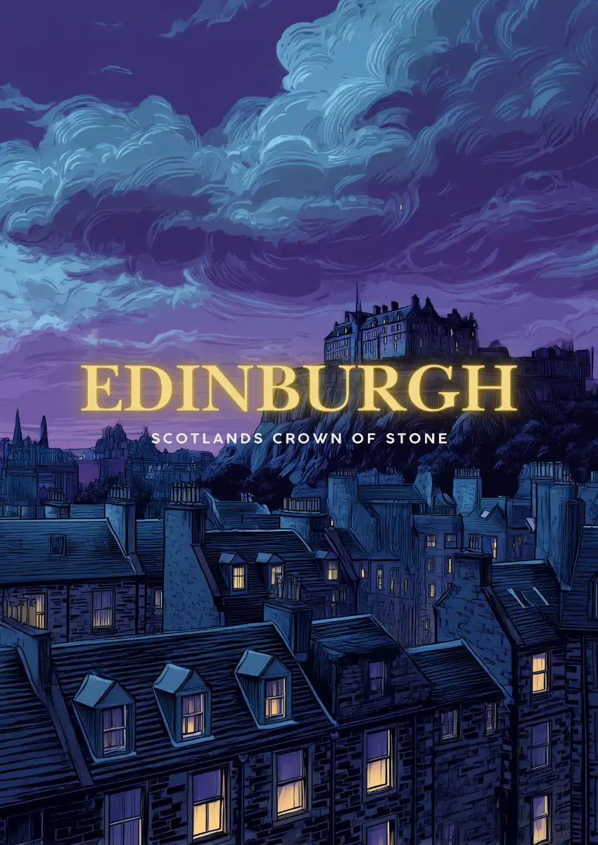 Metallbild - "Edinburgh Comic"
