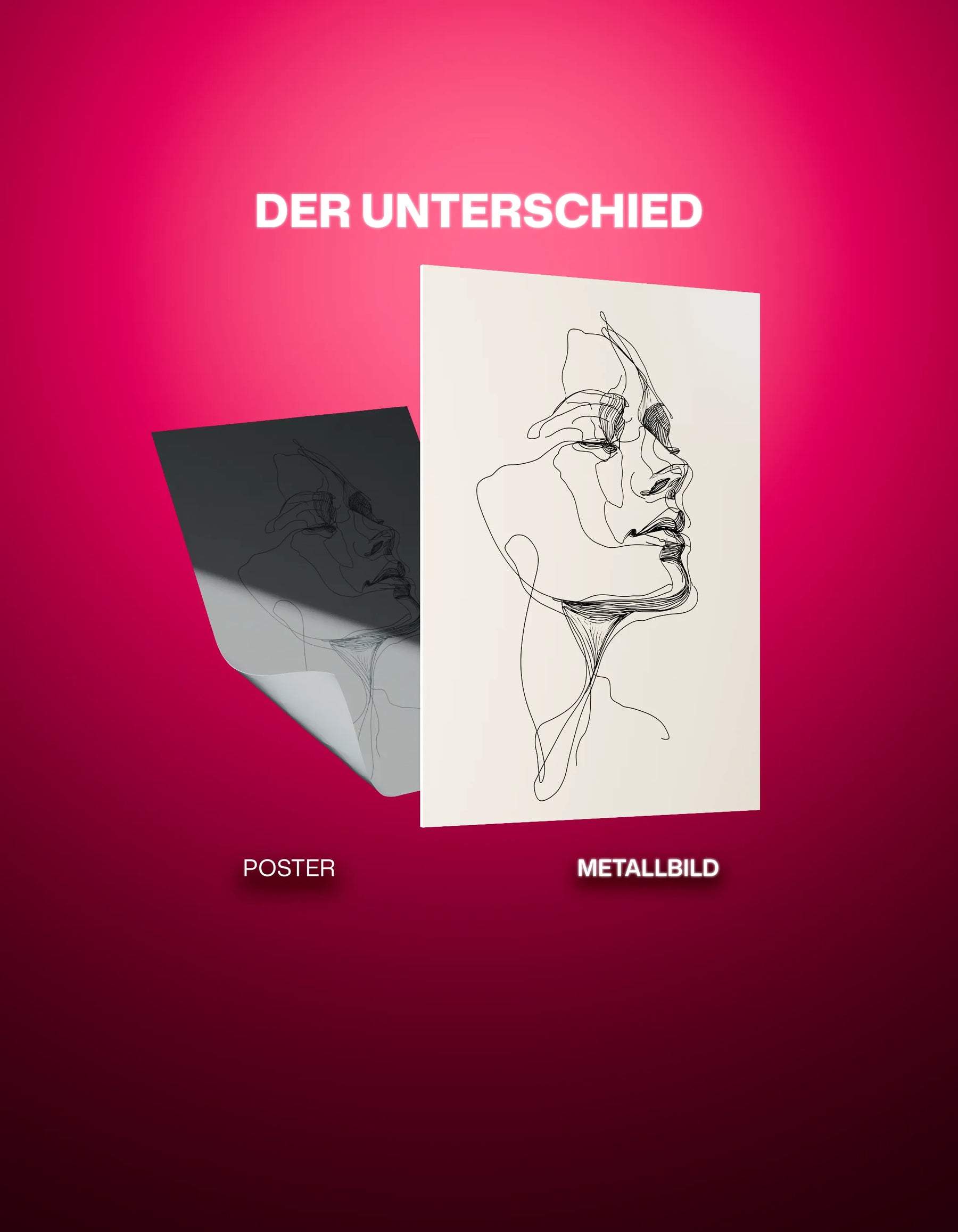 Metallbild - "Enough"