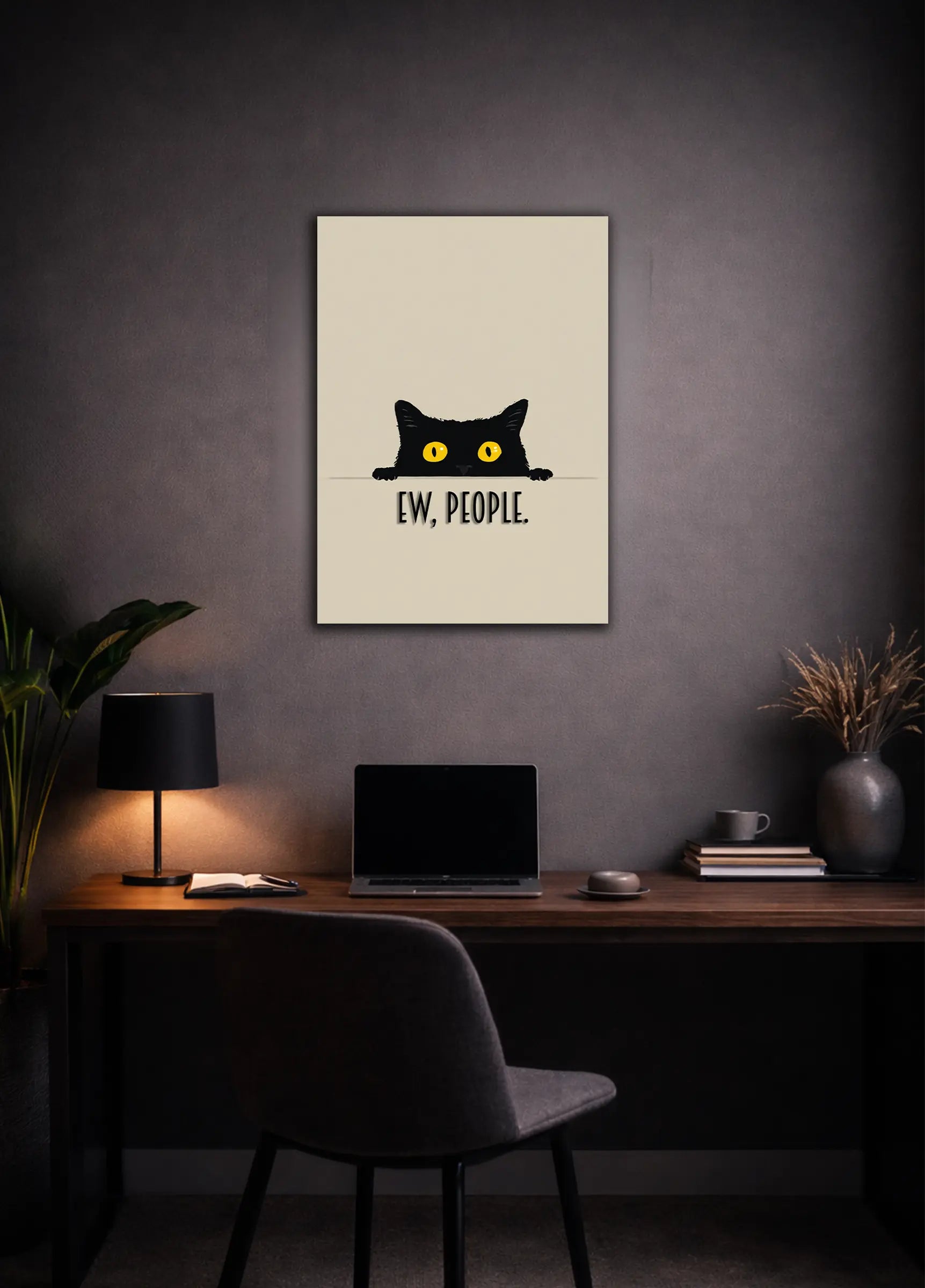 Metallbild - "Ew People"