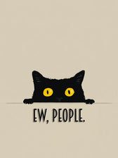 Metallbild - "Ew People"