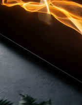 Metallbild - "Flame Couple"