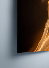 Metallbild - "Flame Couple"