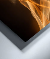 Metallbild - "Flame Couple"