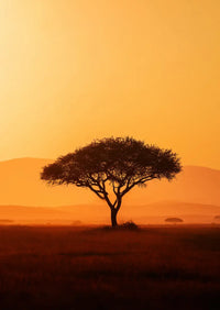 Metallbild - "Gold Horizon"