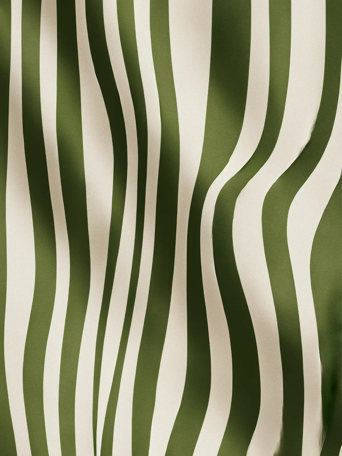 Metallbild - "Green Flow"