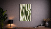 Metallbild - "Green Flow"