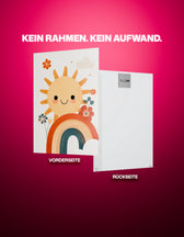 Metallbild - "Happy Sun"
