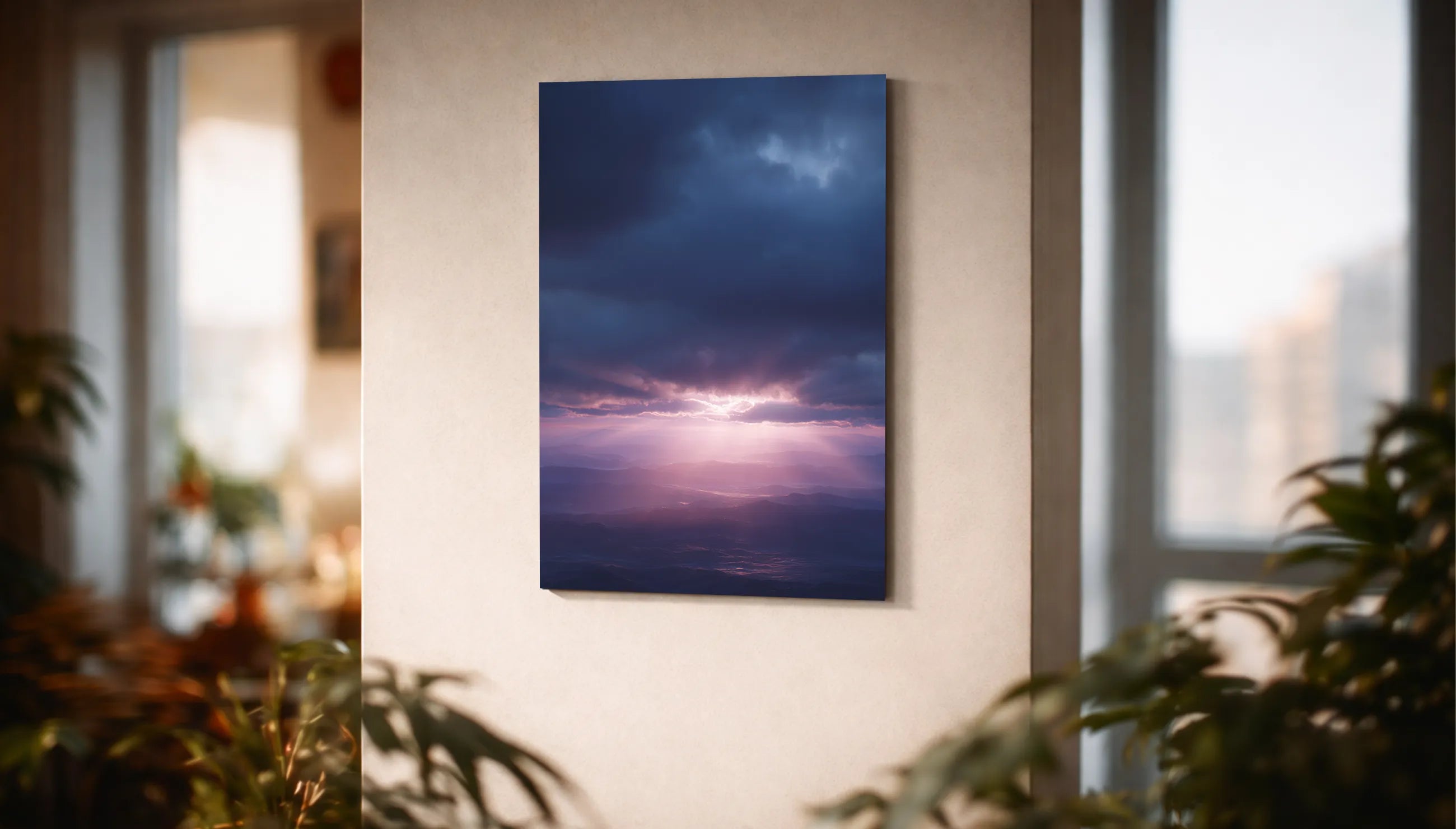 Metallbild - "Horizon Light"
