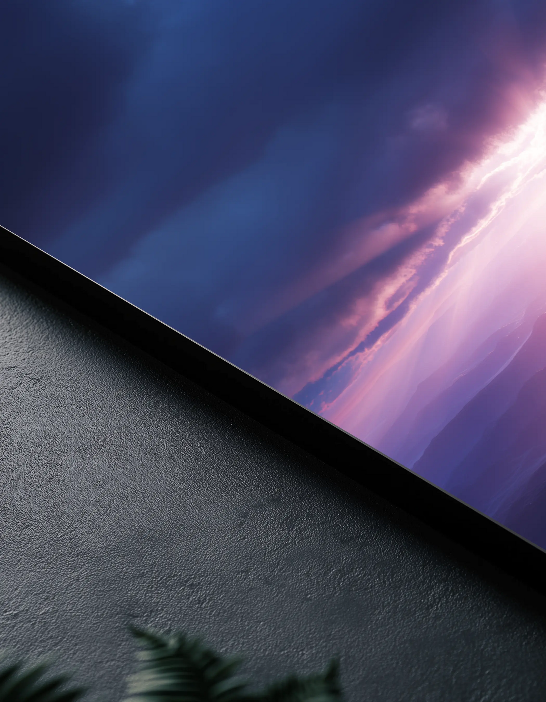 Metallbild - "Horizon Light"