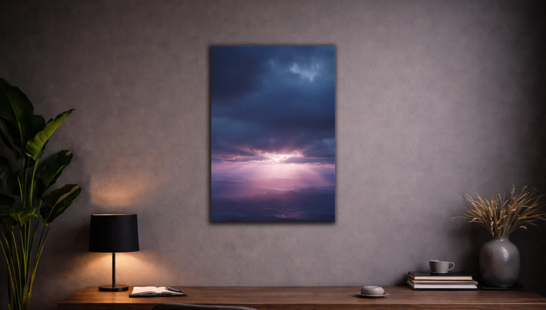 Metallbild - "Horizon Light"
