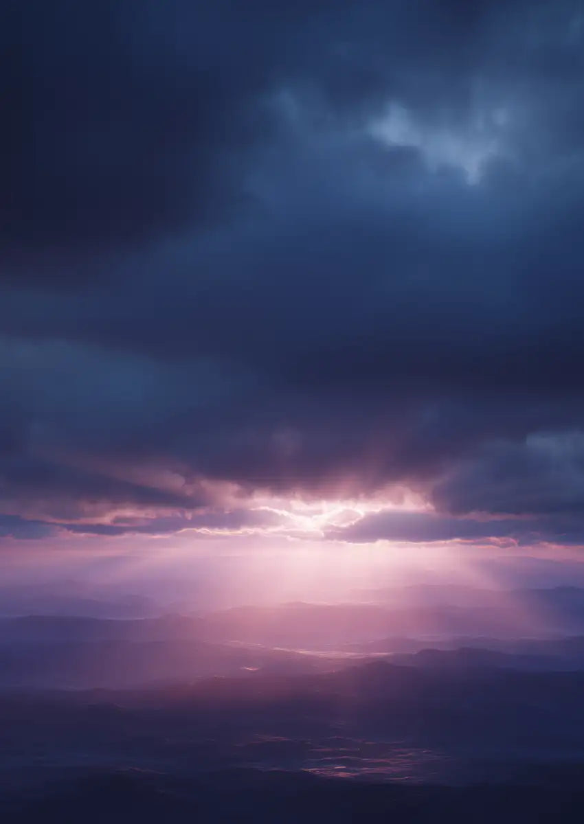 Metallbild - "Horizon Light"