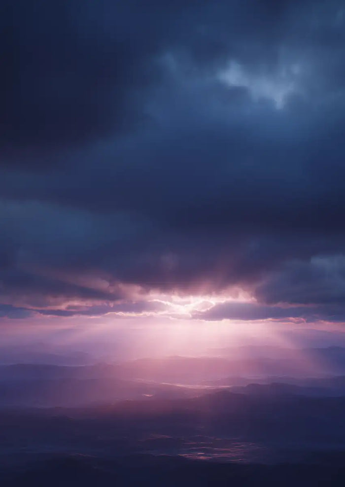 Metallbild - "Horizon Light"