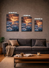 Metallbild - "Ice Horizon"