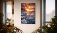 Metallbild - "Ice Horizon"