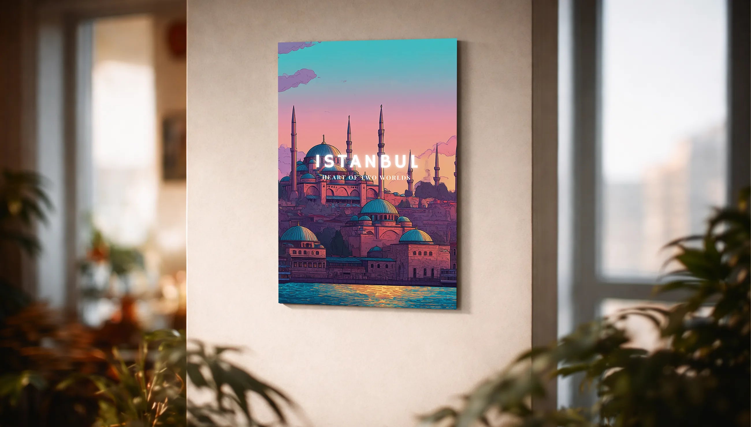 Metallbild - "Istanbul Comic"